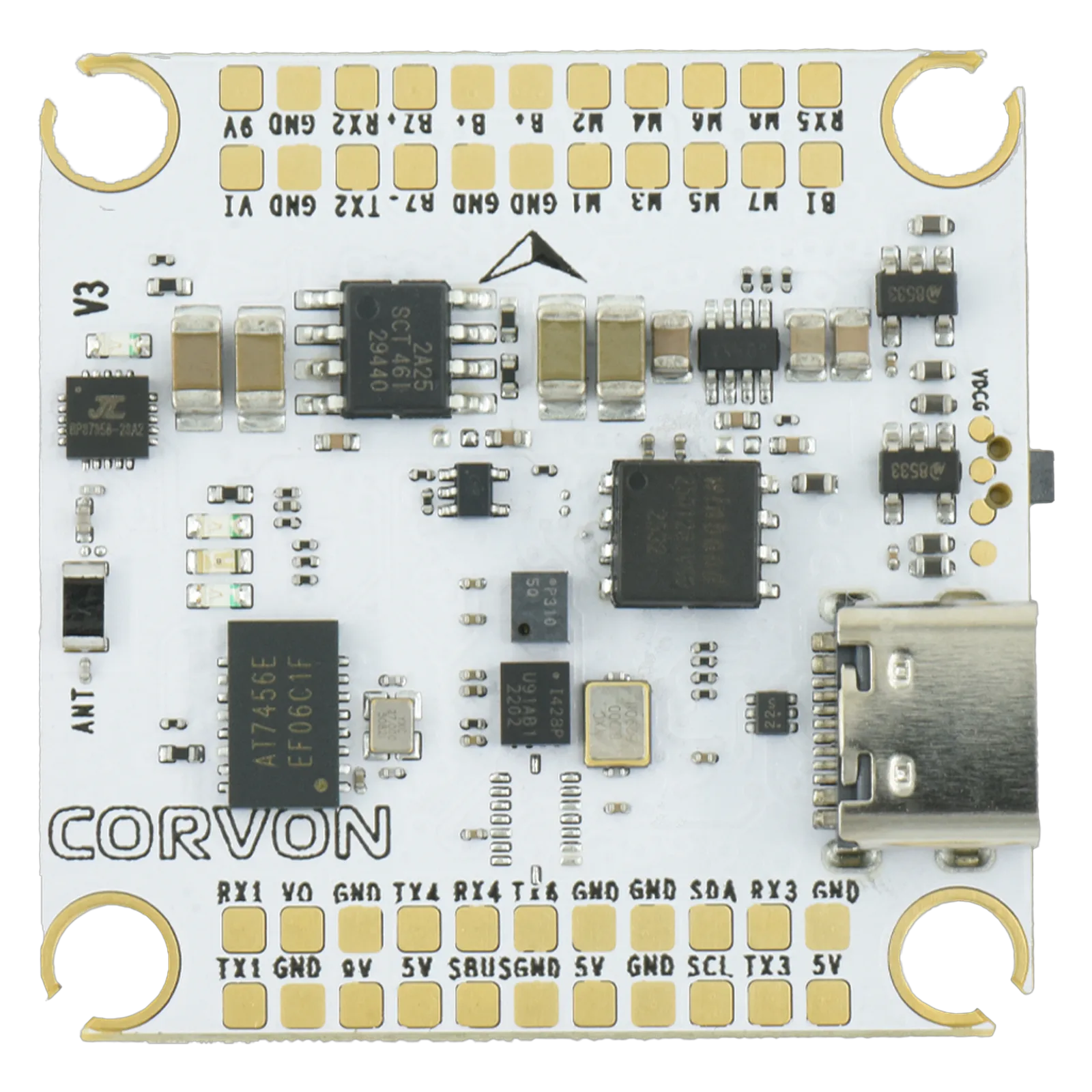 CORVON 405v3 — 背面板照