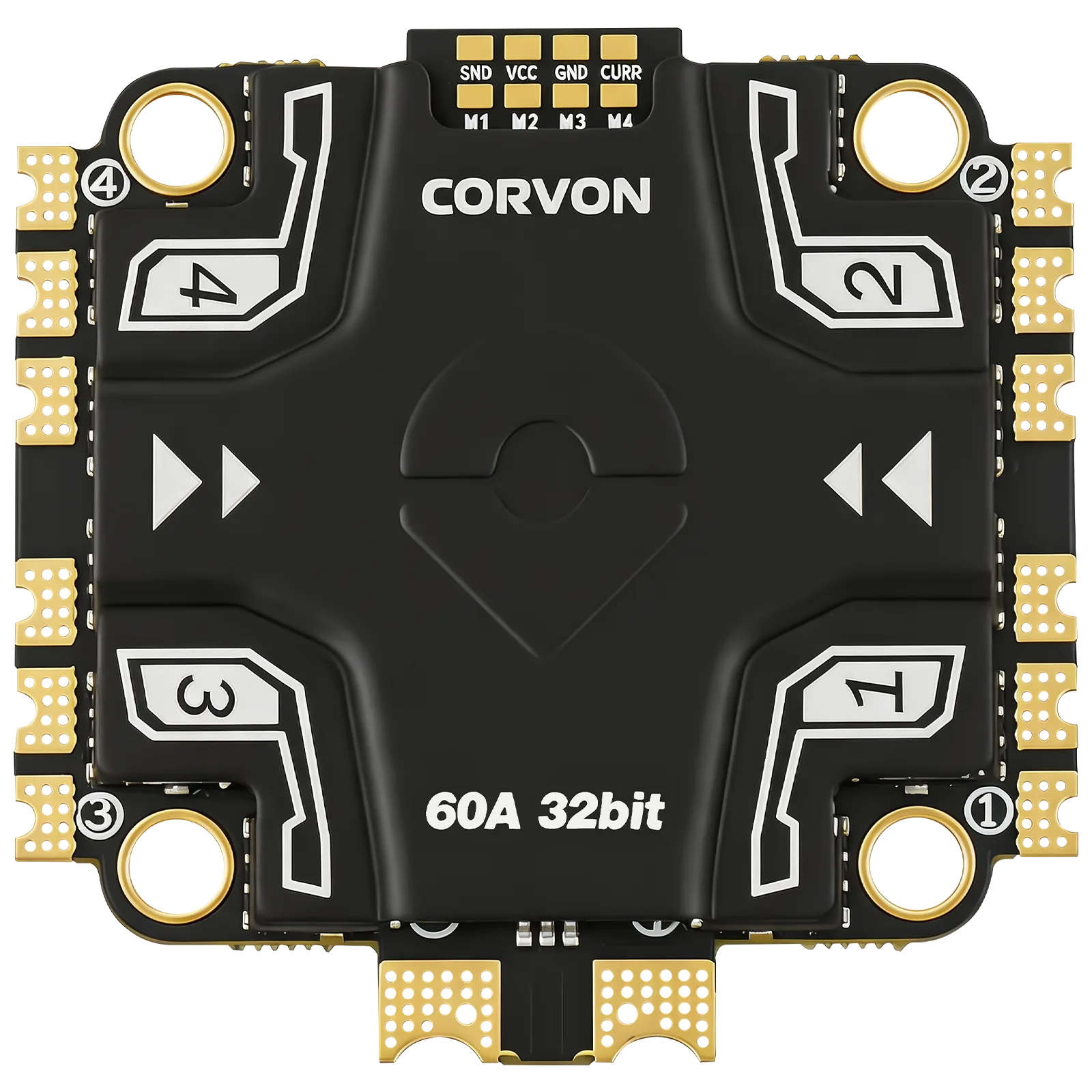 CORVON 60A 32bit 电调 — 背面板照