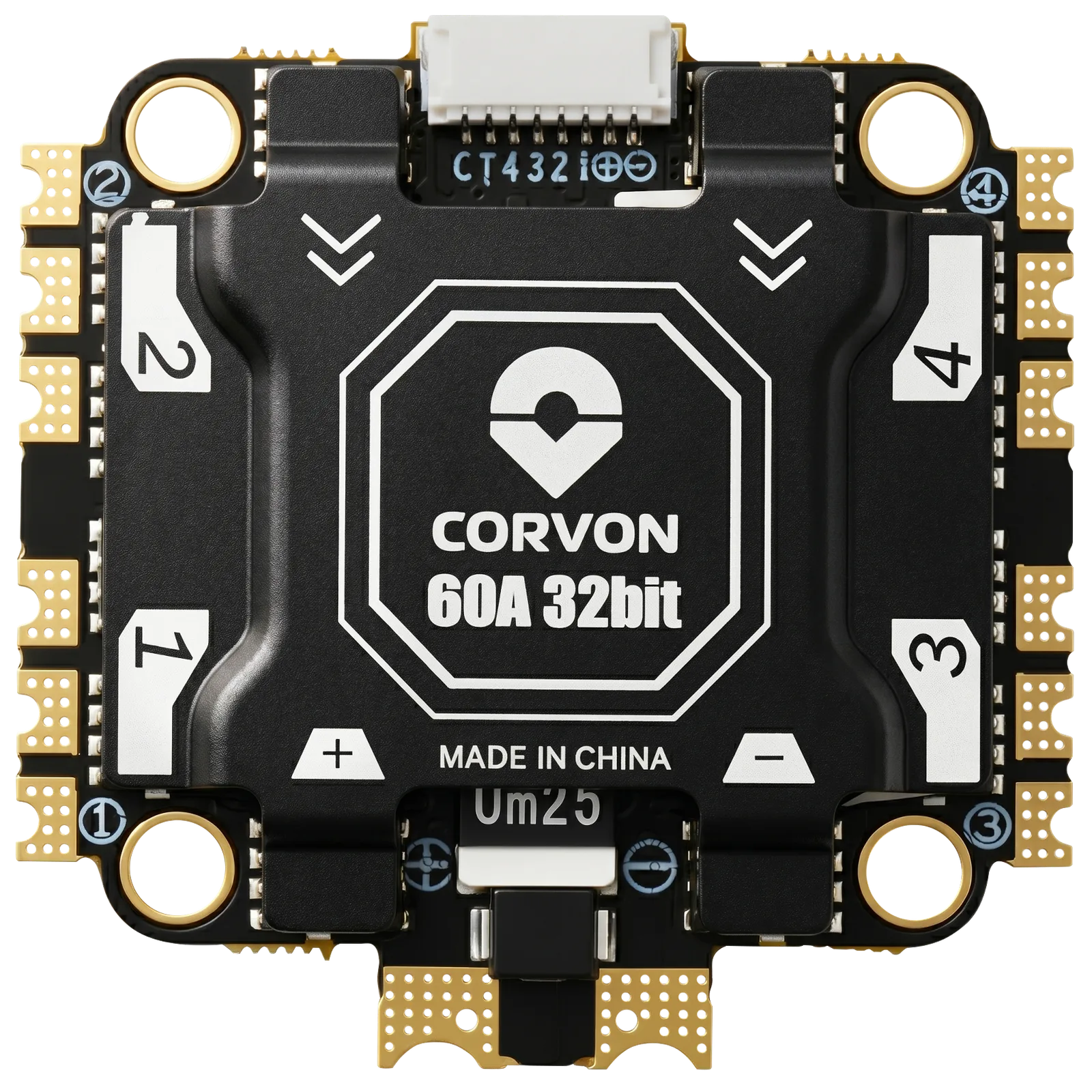 CORVON 60A 32bit 电调 — 正面板照